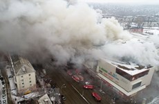 Presidente de Vietnam expresa pésame por incendio de gran centro comercial en Rusia