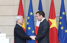 Máximo dirigente partidista de Vietnam envía mensaje de agradecimiento al presidente de Francia