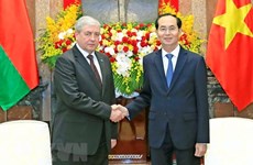 Presidente de Vietnam aplaude cooperación con Bielorrusia