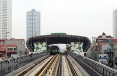 Ferrocarril elevado Cat Linh- Ha Dong comenzará su prueba en septiembre