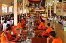 Etnias vietnamitas Khmer celebran festival de Chol Chnam Thmay