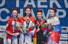  Taekwondista vietnamita gana medalla en el Mundial Juvenil 208