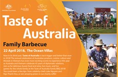 Se efectuará Taste of Australia BBQ en ciudad vietnamita de Da Nang