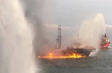 Malasia: 38 desaparecidos en incendio de nave de perforación costa afuera 