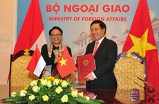 Vietnam e Indonesia trazan medidas para profundizar cooperación bilateral 