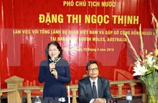 Vicepresidenta de Vietnam se reúne con connacionales en Sídney