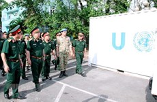 Hospital de campaña de Vietnam listo para misión de paz de ONU