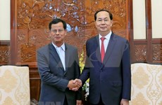 Presidente de Vietnam aboga por impulsar cooperación con Laos en seguridad  