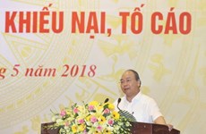 Premier vietnamita insta a mejorar la labor de solución de quejas y denuncias 