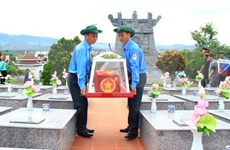 Entierran restos de combatientes vietnamitas caídos en Laos y Camboya 