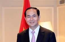 Prensa japonesa destaca importancia de la visita del Presidente Tran Dai Quang