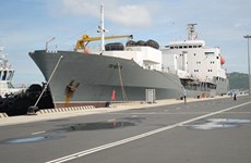 Buques de la Armada rusa llegan al puerto de Cam Ranh para iniciar visita a Vietnam