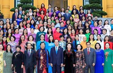 Presidente de Vietnam resalta aportes de diputadas al desarrollo nacional