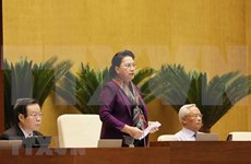 Máxima legisladora de Vietnam llama al pueblo a tener confianza en decisión del Partido y Estado