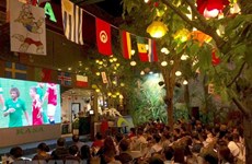 En Vietnam Copa Mundial se juega en bares y cafeterías