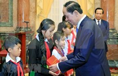 Presidente de Vietnam destaca logros en protección y cuidado infantil