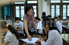 El 99 por ciento de bachilleres de Vietnam se presenta a examen nacional