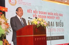 Asociación de Empresarios Vietnamitas en ultramar celebra su tercer congreso