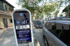 Entran en operación en Hanoi nuevos estacionamientos inteligentes