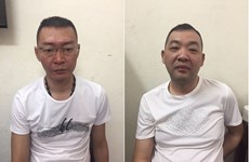 Policía de Vietnam entrega a sujetos chinos a  la policía de ese país