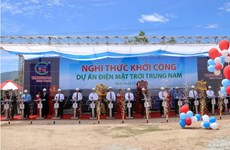 Construyen planta de energía solar en provincia centrovietnamita
