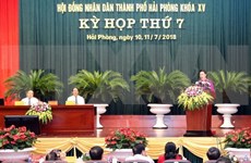 Asiste presidenta del Parlamento de Vietnam a sesión del Consejo Popular de Hai Phong
