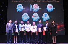 Honran a empresas destacadas de Vietnam en información y comunicación