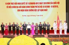 Hanoi conmemora 10 años de ampliación de su demarcación administrativa  