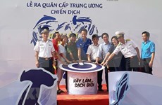 Lanzan en Vietnam campaña de limpieza del mar