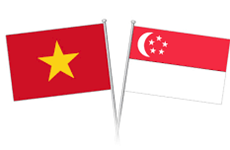 Felicitaciones vietnamitas a Singapur por aniversario 45 de nexos diplomáticos bilaterales