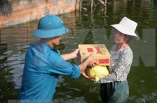 Cruz Roja de Vietnam recauda fondo a favor de familias afectadas por inundaciones 