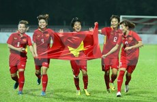  Equipo de fútbol femenino de Vietnam está listo para ASIAD 2018