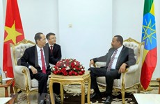 Vietnam y Etiopía acuerdan fomentar intercambio de contactos en todos los canales