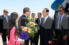 Presidente de Vietnam inicia su visita estatal a Egipto 