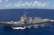 Países de Asia y Estados Unidos realizan maniobra naval internacional SEACAT en Filipinas
