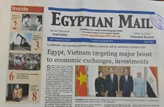 Presidente egipcio reitera disposición de desarrollar nexos con Vietnam, según periódico Ahram