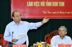 Premier vietnamita insta a provincia de Kon Tum a promover el desarrollo forestal sostenible