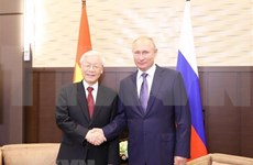 Máximo dirigente partidista de Vietnam concluye visita a Rusia
