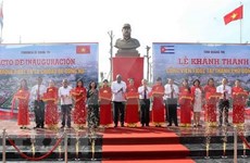 Inauguran Parque Fidel en la provincia central vietnamita de Quang Tri