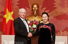Presidenta parlamentaria de Vietnam respalda cooperación jurídica con Hungría 