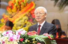Destaca máximo dirigente partidista de Vietnam liderazgo de la clase obrera en la Revolución