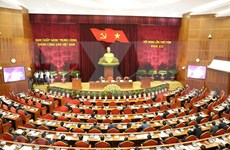 Comité Central del Partido Comunista de Vietnam concluye primera jornada de su octavo pleno 