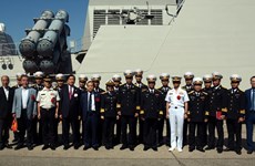 Barco de la Armada Popular de Vietnam llega a prefectura nipona de Osaka