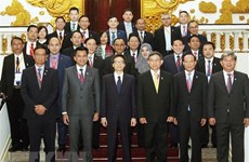Vicepremier vietnamita recibe a jefes de delegaciones participantes a AMMD-6