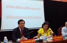 Exigen en Vietnam fin del bloqueo de Estados Unidos contra Cuba