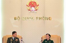 Ejércitos de Vietnam y Camboya promueven cooperación en comunicación 