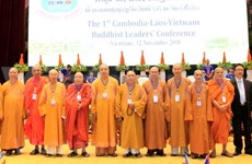 Celebran primera conferencia de líderes budistas Vietnam-Laos-Camboya