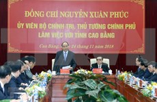 Premier vietnamita exige a la provincia de Cao Bang empeñarse en aprovechar sus potencialidades