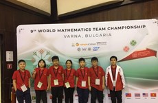 Escolares vietnamitas cosechan medallas de oro en Campeonato Internacional de Matemática