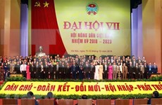 Clausuran VII Congreso de Asociación de Agricultores de Vietnam 